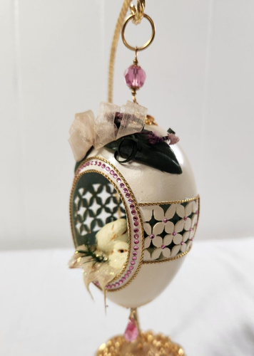 Eggspressions Love Duet Beautiful Doves Goose Egg Handmade Original Box - Picture 2 of 12