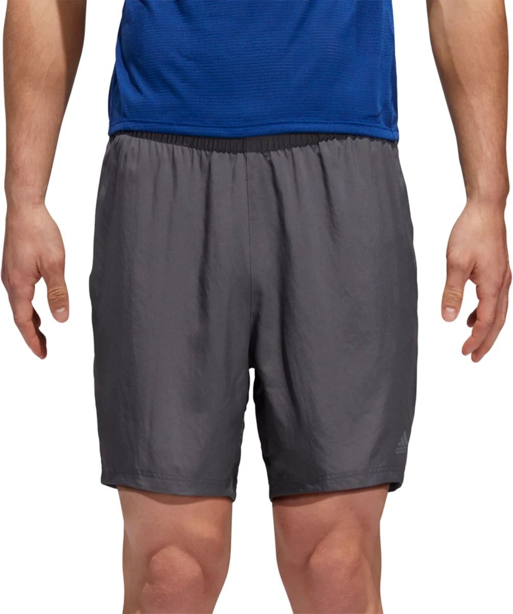 adidas Men's 7 Grey/Reflective Run-It Shorts (Running Shorts) (EC3689)  Size 2XL