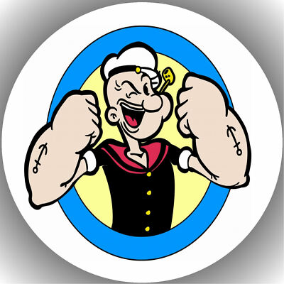 Tortenaufleger Geburtstag Party Tortenbild Fondant - Oblate Popeye  P8
