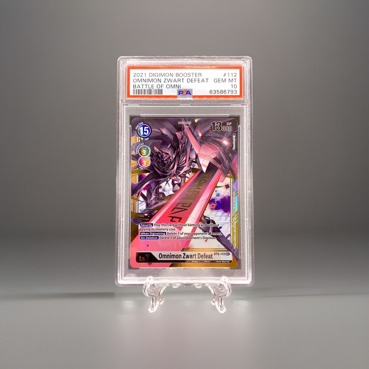 Omnimon Zwart Defeat BT5-112 SEC Digimon Card Battle of Omni PSA 10 Gem Mint | eBay Omnimon Zwart Defeat BT5-112 SEC Digimon Card Battle of Omni PSA 10 Gem Mint | eBay