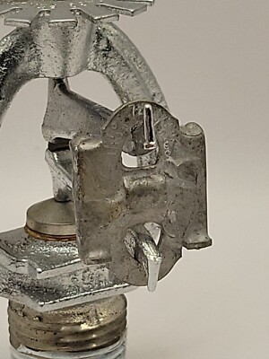 Antique Fire Sprinkler Automatic Cleveland 1970s Chrome Pendent