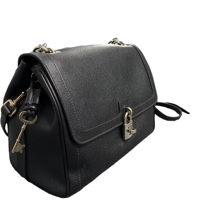 Bolso de cuero Dolce & Gabbana con asa superior con candado Foto 2 de 4