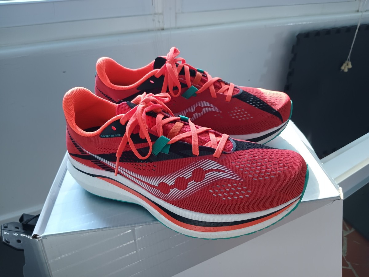 Saucony Endorphin Pro 2 Mens Running Shoes Size 11.5 Red/Black (NEW) S20687-20 Saucony Endorphin Pro 2 S20687-65 Mens Red Canvas Athletic  main image 2