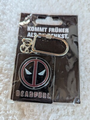 Deadpool Schlüsselanhänger Marvel Comics Logo Wade Wilson Neu