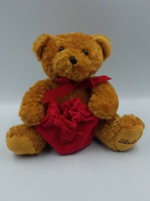 8  LINDT CHOCOLATE Brown BEAR Gift Bag Plush Stuffed Animal Christmas Mary Meyer