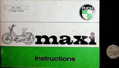 PUCH MAXI ANLEITUNGSHEFT Oldtimer Motorrad