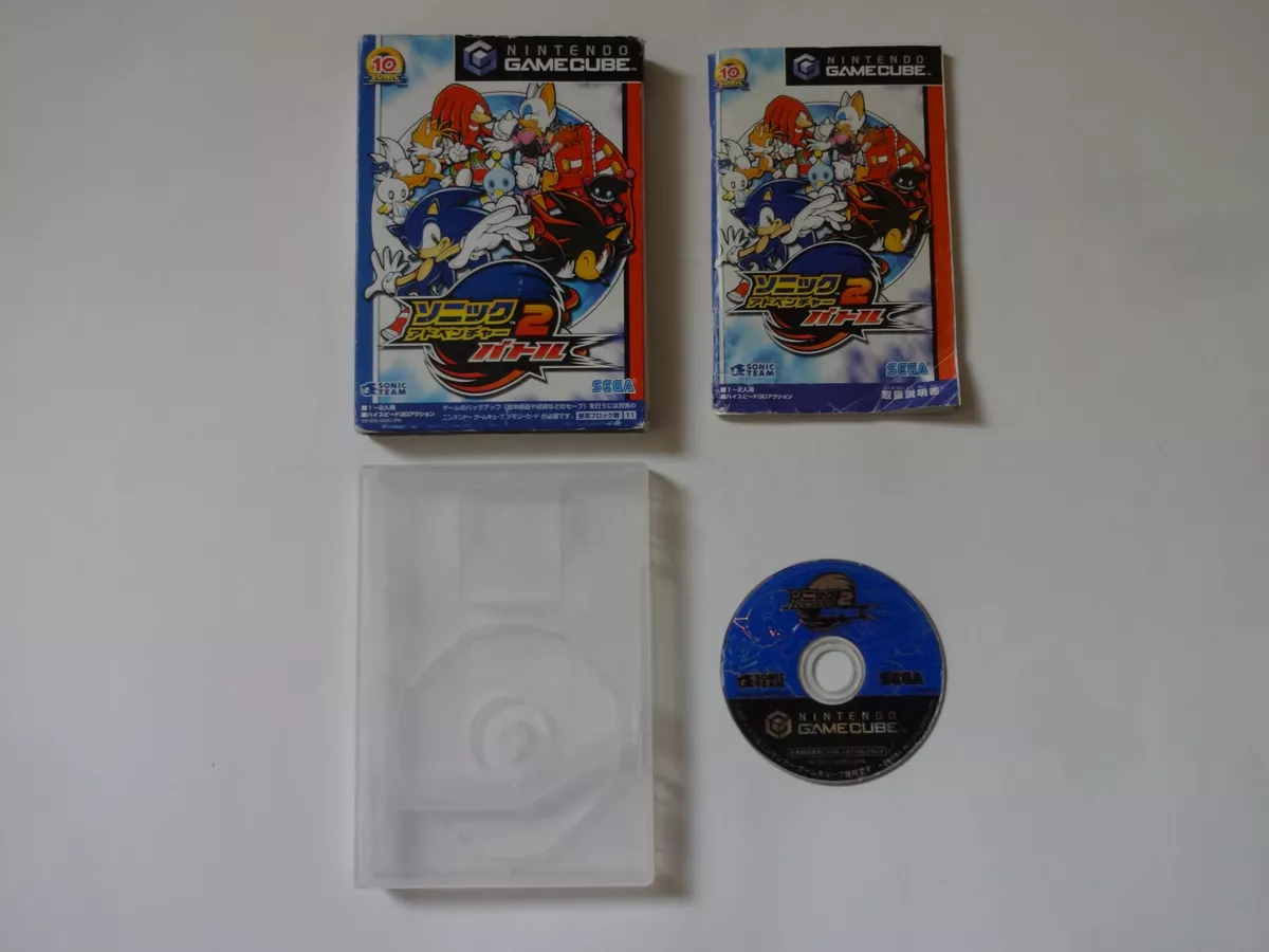 SEGA Sonic Adventure 2 Battle Nintendo Gamecube GC Used Shipping