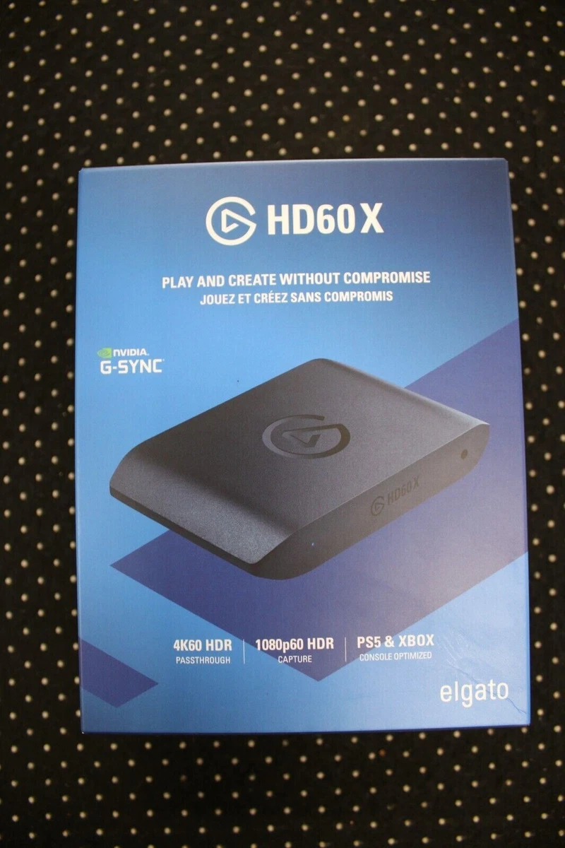 Elgato HD60 X Capturadora de Vídeo Externa 1080p60 HDR10 o 4K30 HDR10 con  Latencia Ultrabaja, PcCom