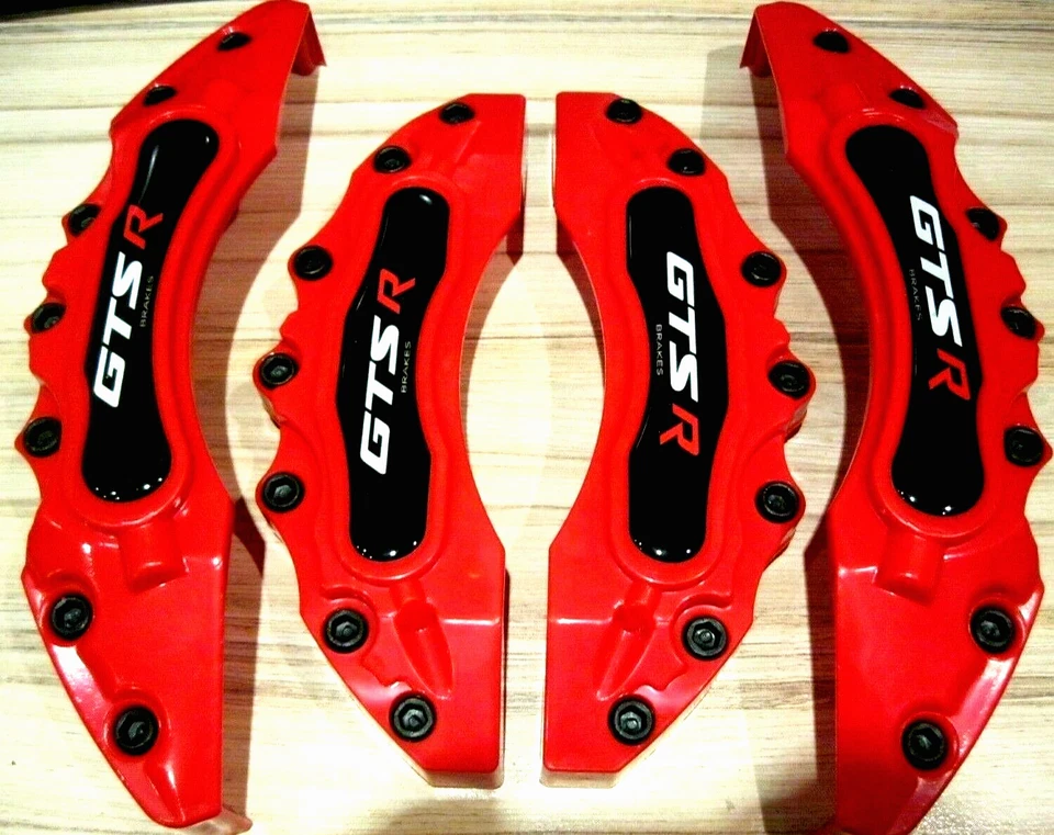 Cubiertas Pinza Freno Tuning Plástico Estilo 3D Delantero+Trasero Coche Izquierdo Derecho Nuevo21 Foto 3 de 4