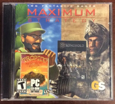 Maximum Strategy Tropico Mucho Macho Edition/Stronghold 3 Disc PC Video Game