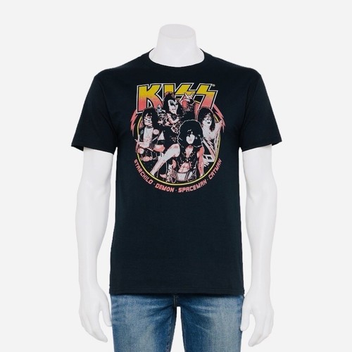 NUEVO CON ETIQUETAS KISS Starchild Demon Spaceman Catman Camiseta Gráfica Algodón Para Hombre Talla XL - Imagen 2 de 8