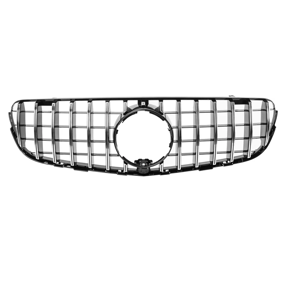 Rejilla delantera negra brillante para Mercedes Benz W253 X253 GLC300 GLC43 AMG 2016-2019 Foto 2 de 4