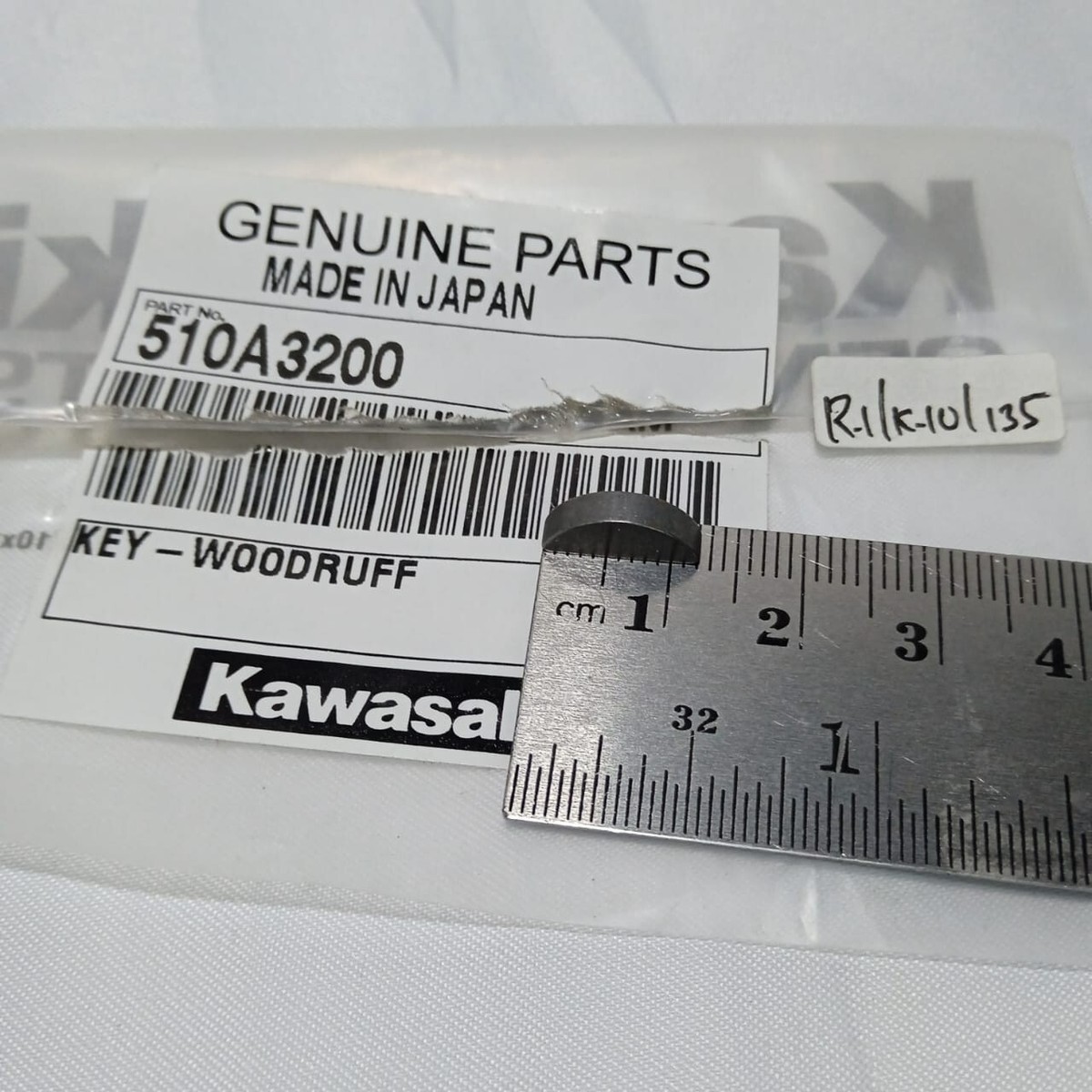 KAWASAKI KD80,KE100,KX250F,KX450F,KXF250,KXF450 FLYWHEEL WOODRUFF