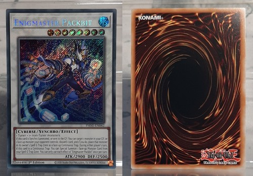 YUGIOH - Enigmaster Packbit - SCR/Synchro - PHNI-EN042 - Phantom Nightmare - NM - Bild 3 von 3