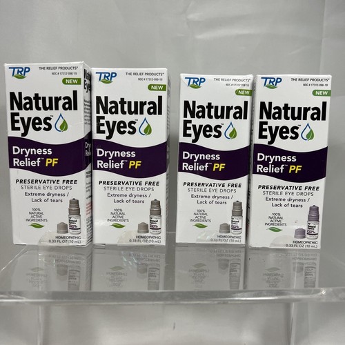4 PACK TRP Natural Eyes Dryness Relief PF Exp 4/25 eBay