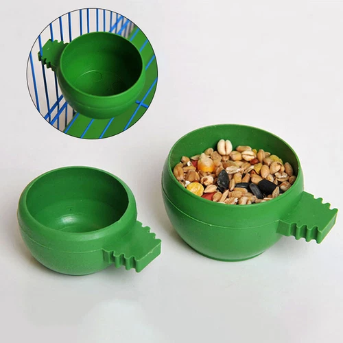 Mangeoire À Eau Et Nourriture Pour Perroquets En Plastique Pour Oiseaux Et ~ - Photo 4/13
