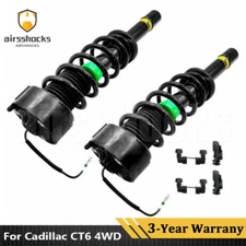 Pair Front Shock Absorber Strut Assembly Electric for Cadillac CT6 2016-2018 AWD