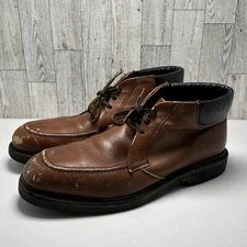 Vintage Red Wing Boots Steel Toe Men's Size 8.5 Brown Leather 92437H3  D ANSI