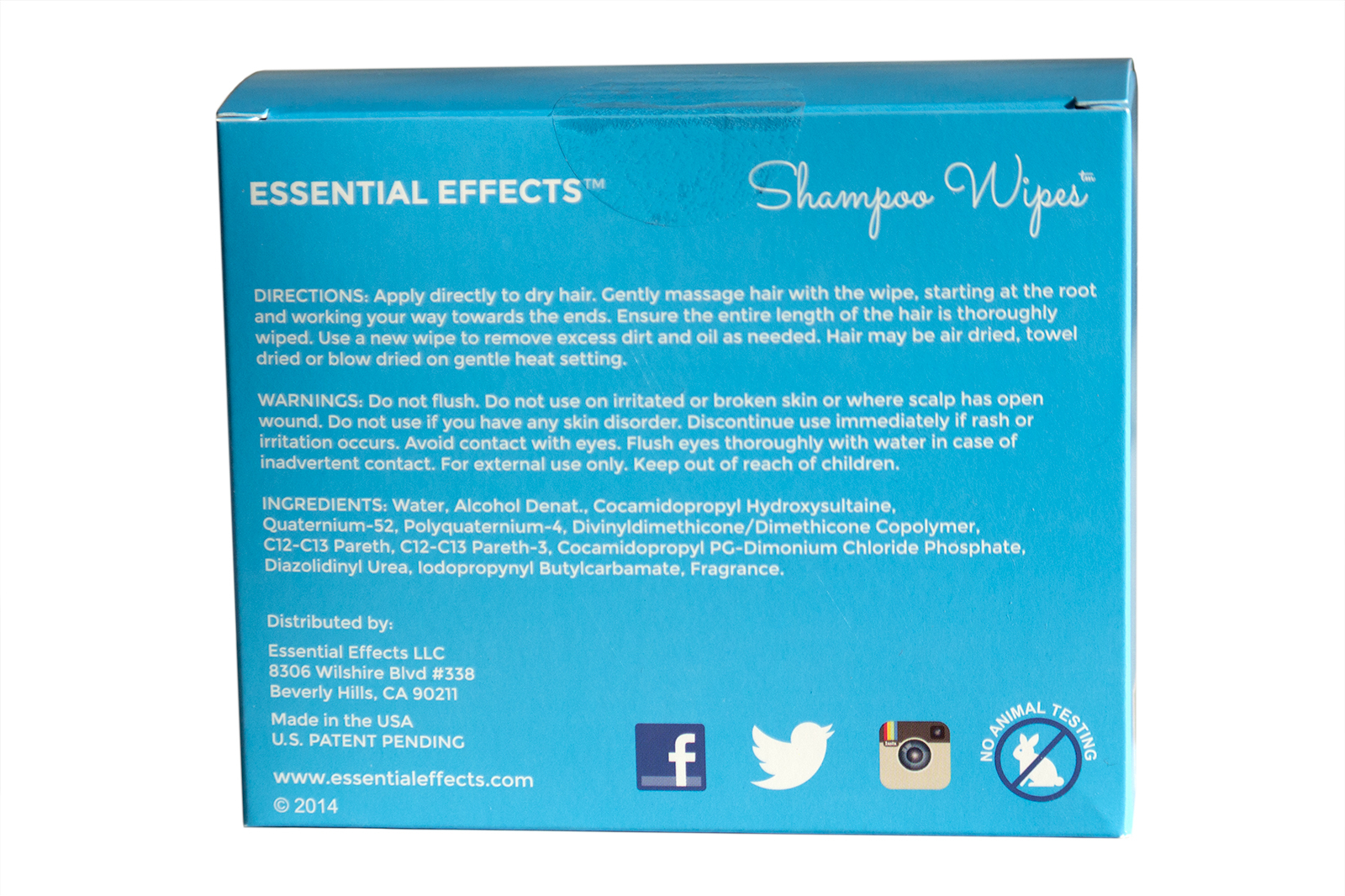 Essential+Effects+Shampoo+Wipes+8+for+Rinse+Hair+Cleansing for sale