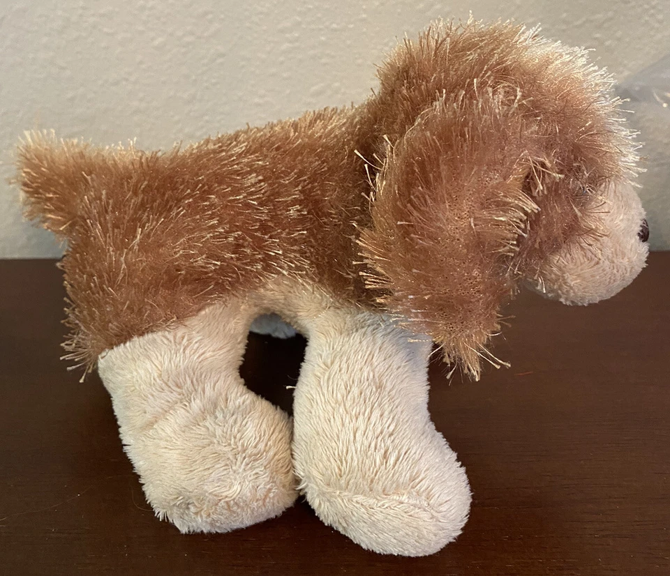 Ganz Webkinz Cocker Spaniel Dog Plush Brown Shaggy Hair Without Codes Retired - Image 2 of 4