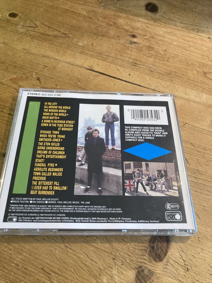 The Jam Compact Snap! 21 Track Compilation-  Cd - 08938 - Bild 3 von 3