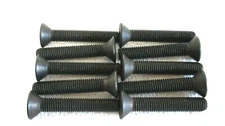 1/4-28 X 1-1/2" FLAT HEAD HEX SOCKET CAP SCREWS ALLOY BLACK STEEL - 10 PCS