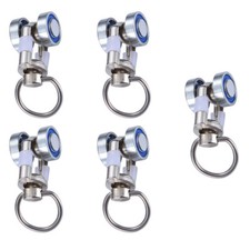 5PCS Curtain Track Roller Metal Curtain Pulleys Home Curtain Accessories