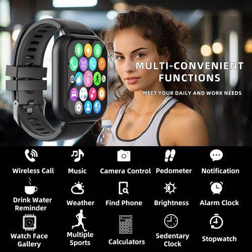 Smart Watch Women Android Ladies Fitness Bluetooth Call Watch for iPhone Samsung - Picture 2 of 15