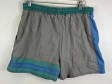 Fast Breakers Shorts Swim Trunks Mens Lrg Multicolor Vintage Retro Faded 90s