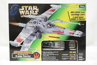 Star Wars Power of the Force X-Wing Fighter 1997 Kenner TY