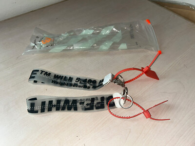 2x Off - White Bike Bag Strap Weight Securing System TM Will 5400 lbs ZIP Tie