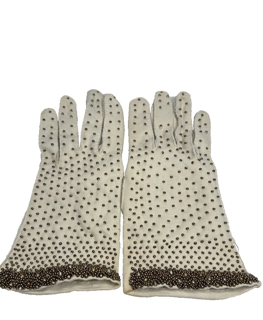 Luvas vintage de algodão roupas de Noite