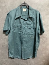 Big Mac JC Penney Workwear Vintage Green Short Sleeve Shirt Button Up