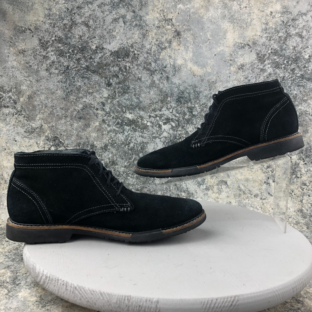 Skechers Mens Size 10.5 Mark Nason Stroud Black Leather Suede Chukka Boots 68099 Skechers Mens Size 10.5 Mark Nason Stroud Black Leather  main image 4