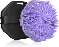Silicone Body Scrubber 2 Counts, Exfoliating Body Wash Scrubbers Exfoliator, Sho