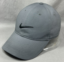 Nike Dri Fit Legacy91 Strapback Hat Cap Gray Golf Adjustable Swoosh Hiking Mens