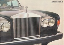 1972 Rolls-royce Silver Wraith Ii Sales Brochure