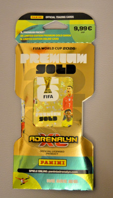 Panini Fußball WM World Cup 2026 Adrenalyn XL- Upgrade Premium Booster Dream Box