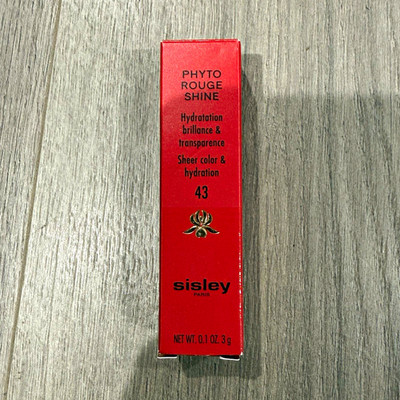Sisley Phyto Rouge Shine Hydrating Sheer Lipstick Stick Shade 43 0.1 oz MSRP $73