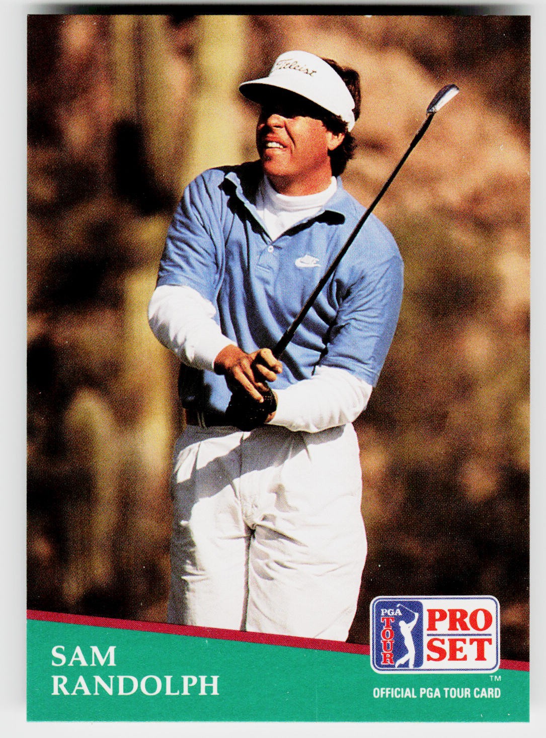 Sam Randolph, 1991 Pro Set PGA Tour, #98, , RC