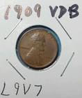 1909VDB Lincoln Cent Extremely Fine XF / 1909 VDB / Low Shipping