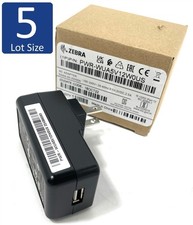 New Lot of 5 Zebra 5V 2.5A Power Supply AC Adapter PWR-WUA5V12W0US