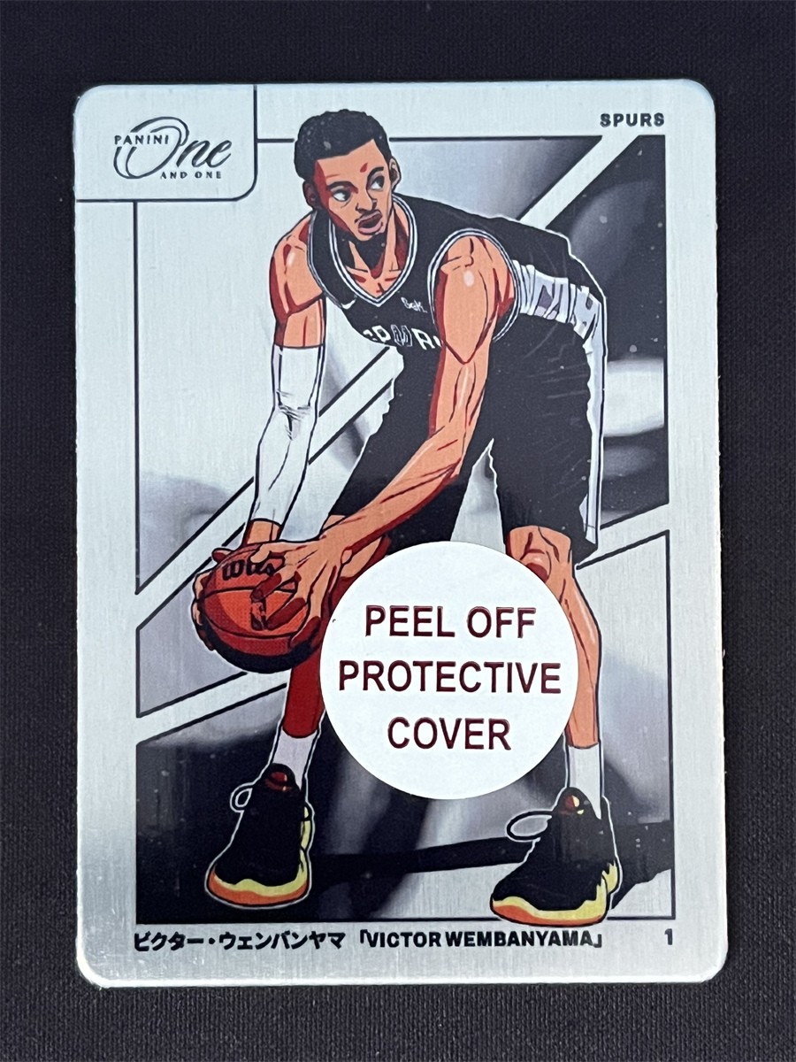 2024-25 Panini One And One Victor Wembanyama #9 Metal Manga Spurs Case Hit SSP