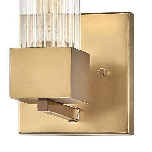 Hinkley Xander 10" High Heritage Brass Wall Sconce - Picture 3 of 6
