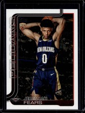 2025 Topps Jeremiah Fears #207 RC Rookie New Orleans Pelicans