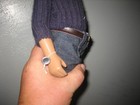 vintage Sasha Morgenthaler serie made in england blond gregor denim sandals doll — photo 3