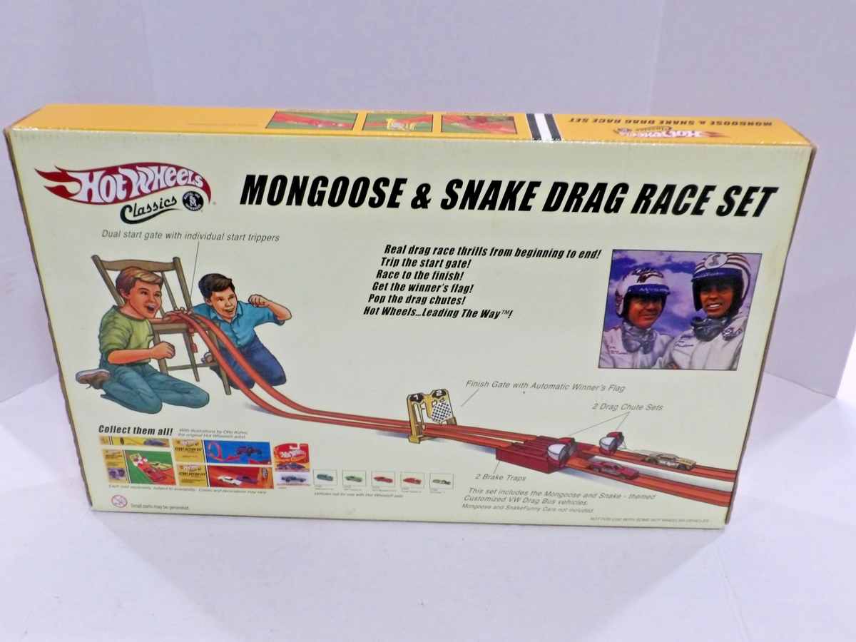 Mon & Snake Drag Race Set☆（VW BUS ） Hot Wheels Classics Mongoose & Snake Drag Race Set