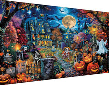 Halloween Diamond Art Kits for Adults, Diamond Painting Kits for Beginner