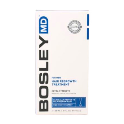 Bosley Hair Regrowth Treatment Minoxidil Solution 5% for Men - Two Months Supply