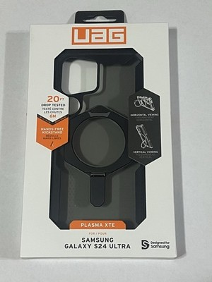 UAG Plasma XTE Kickstand Case for Samsung Galaxy S24 Ultra, Black